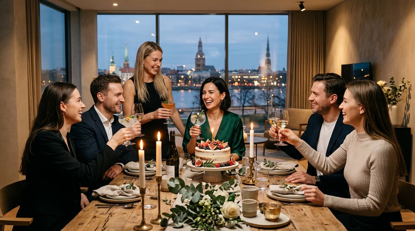 Birthday ideas for adults in Riga Latvia