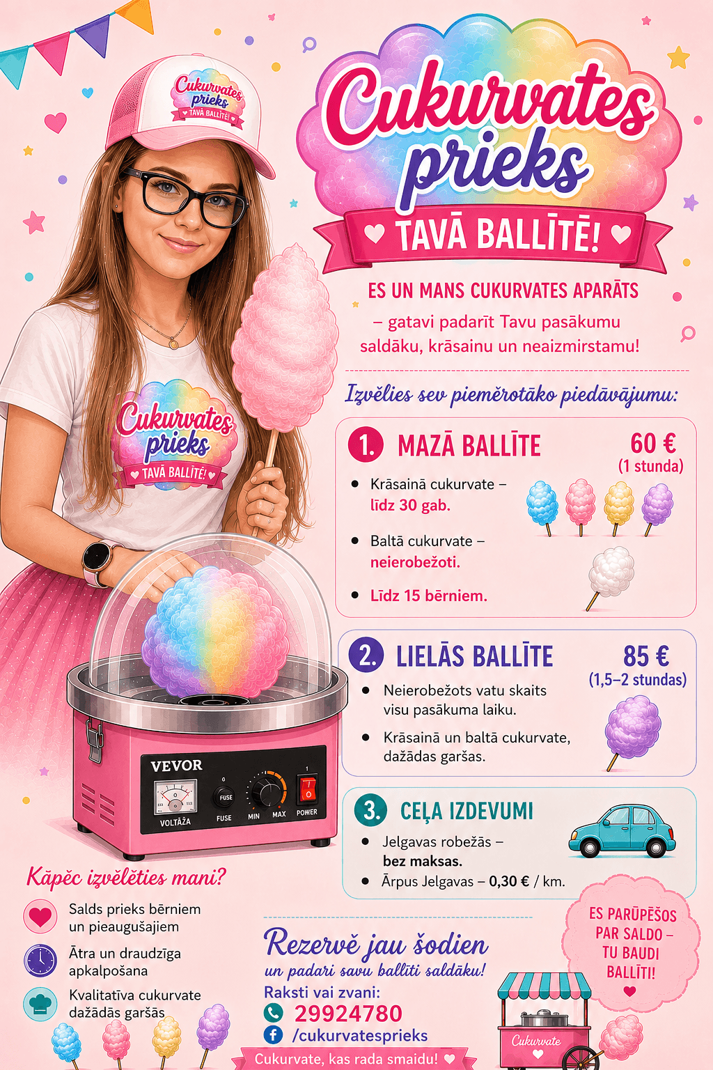 Cotton candy at your party