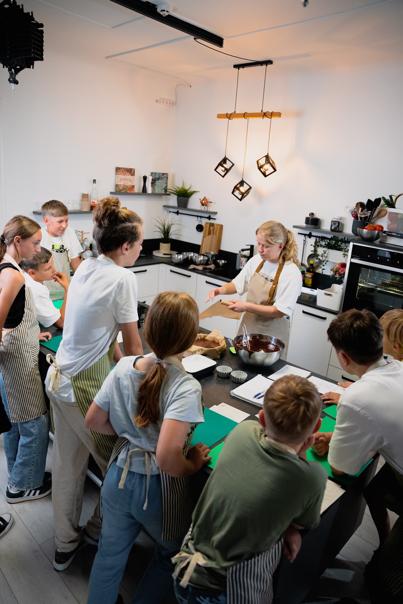 Kids cooking birthday party