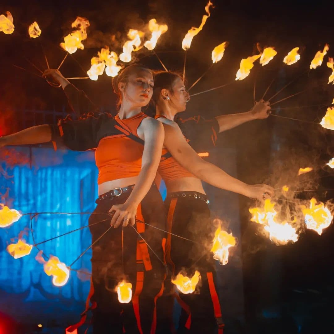 Fire and Piro shows all over Baltic